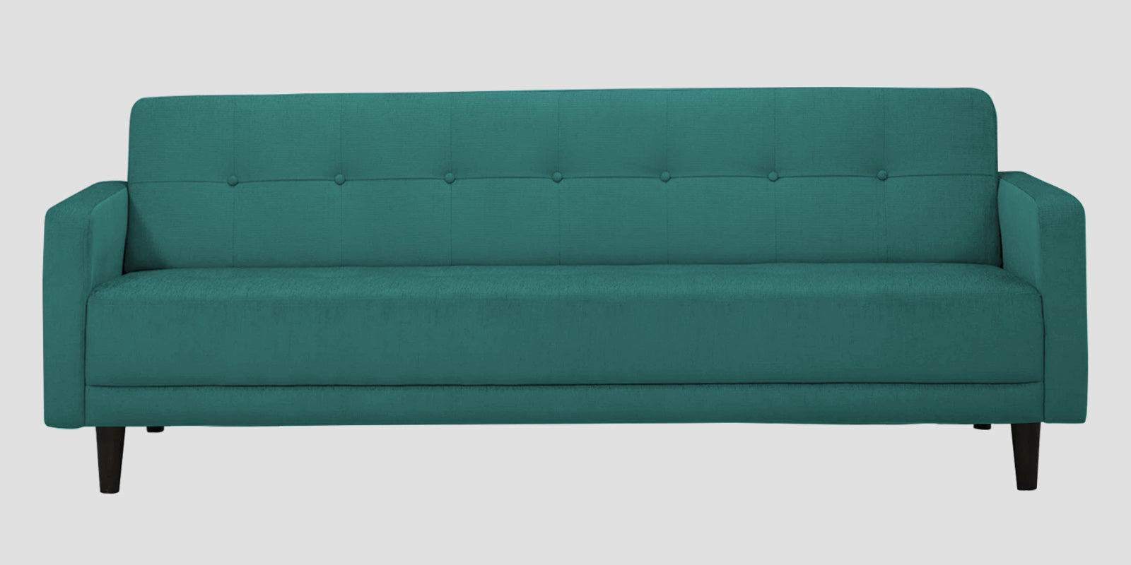 Noha Fabric 3 Seater Sofa In Sea Green Colour - Febonic Living