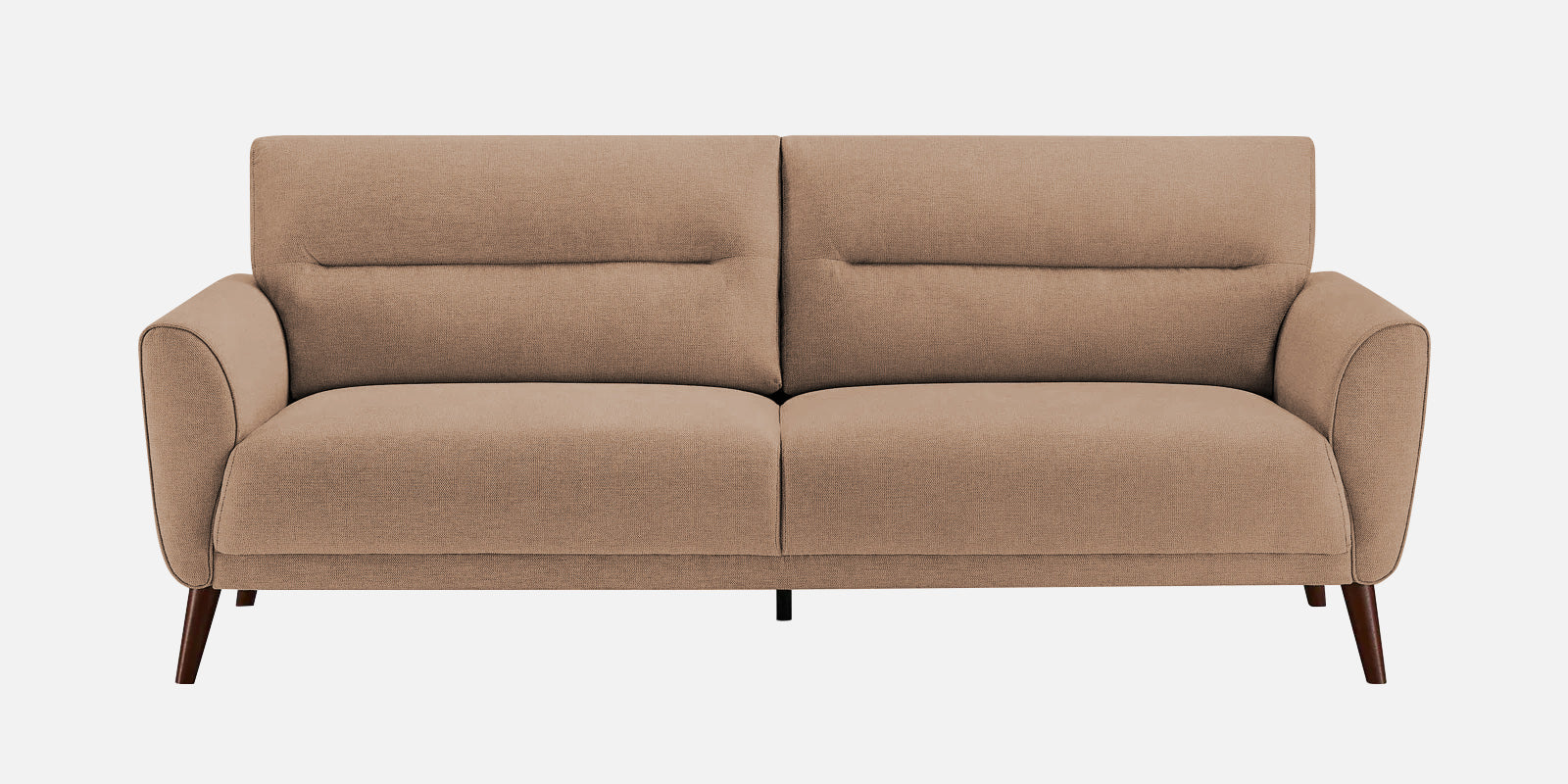 Castro Fabric 3 Seater Sofa In Cosmic Beige Colour - Febonic Living