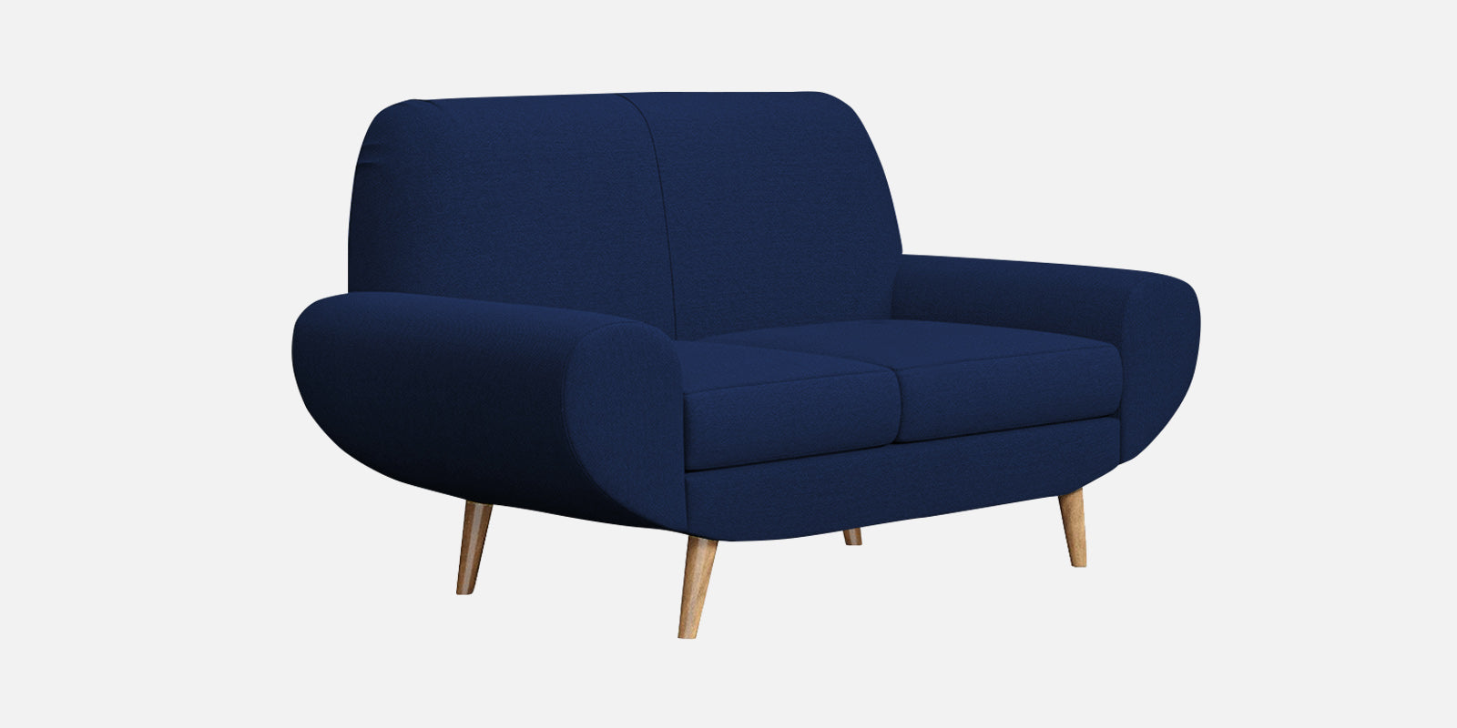 Jessy Fabric 2 Seater Sofa In Royal Blue Colour - Febonic Living