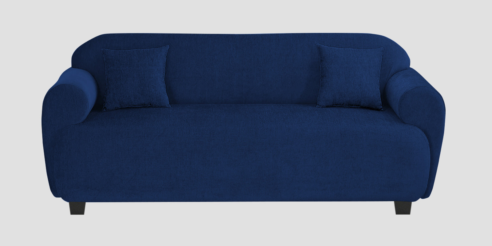 Apollo Fabric 3 Seater Sofa In Royal Blue Colour - Febonic Living