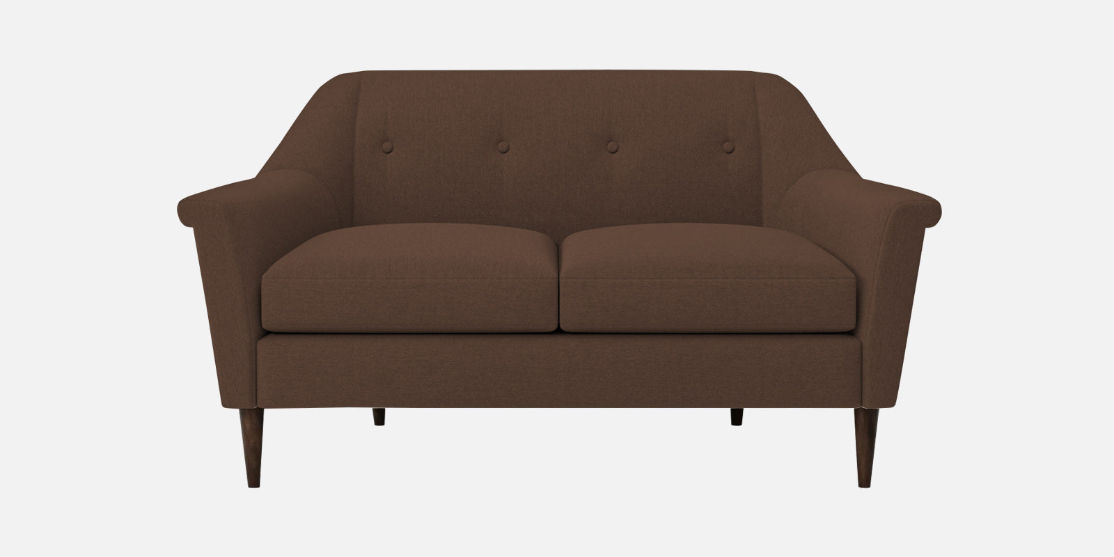 Homer Fabric 2 Seater Sofa In Ash Brown Colour - Febonic Living