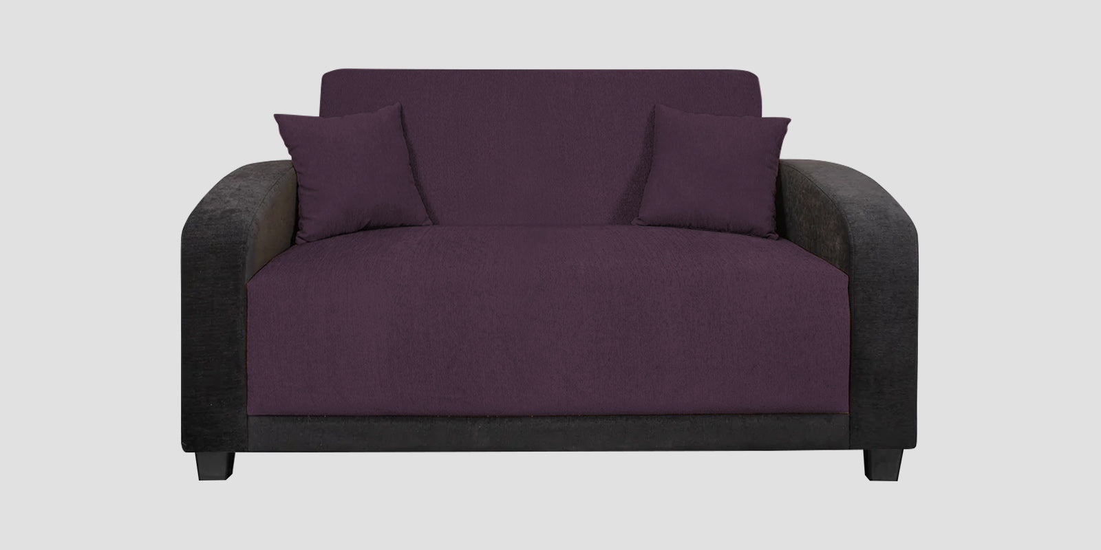 Alex Fabric 2 Seater Sofa In Greek Purple Colour - Febonic Living