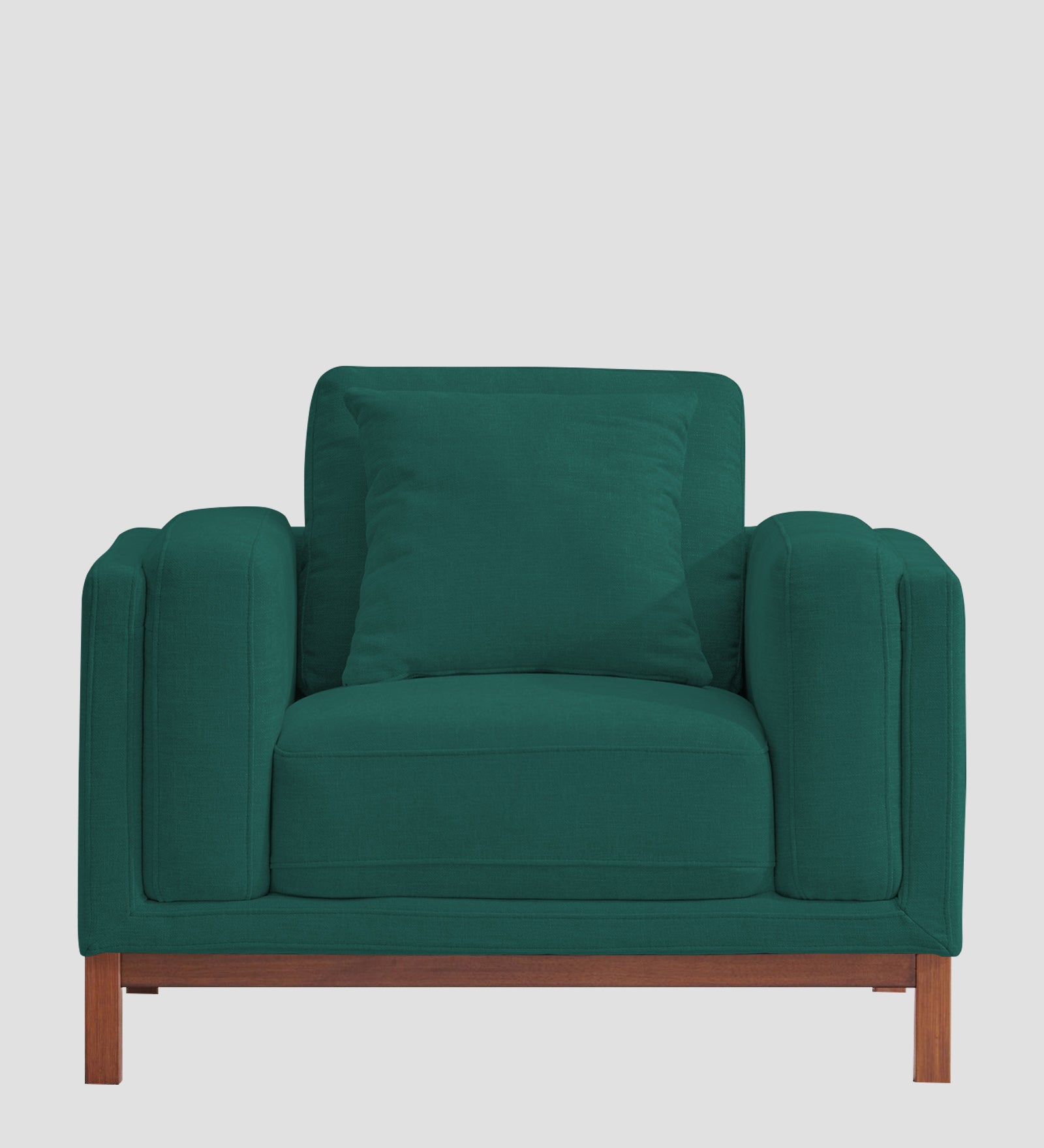 Borry Fabric 1 Seater Sofa in Sage Green Colour - Febonic Living