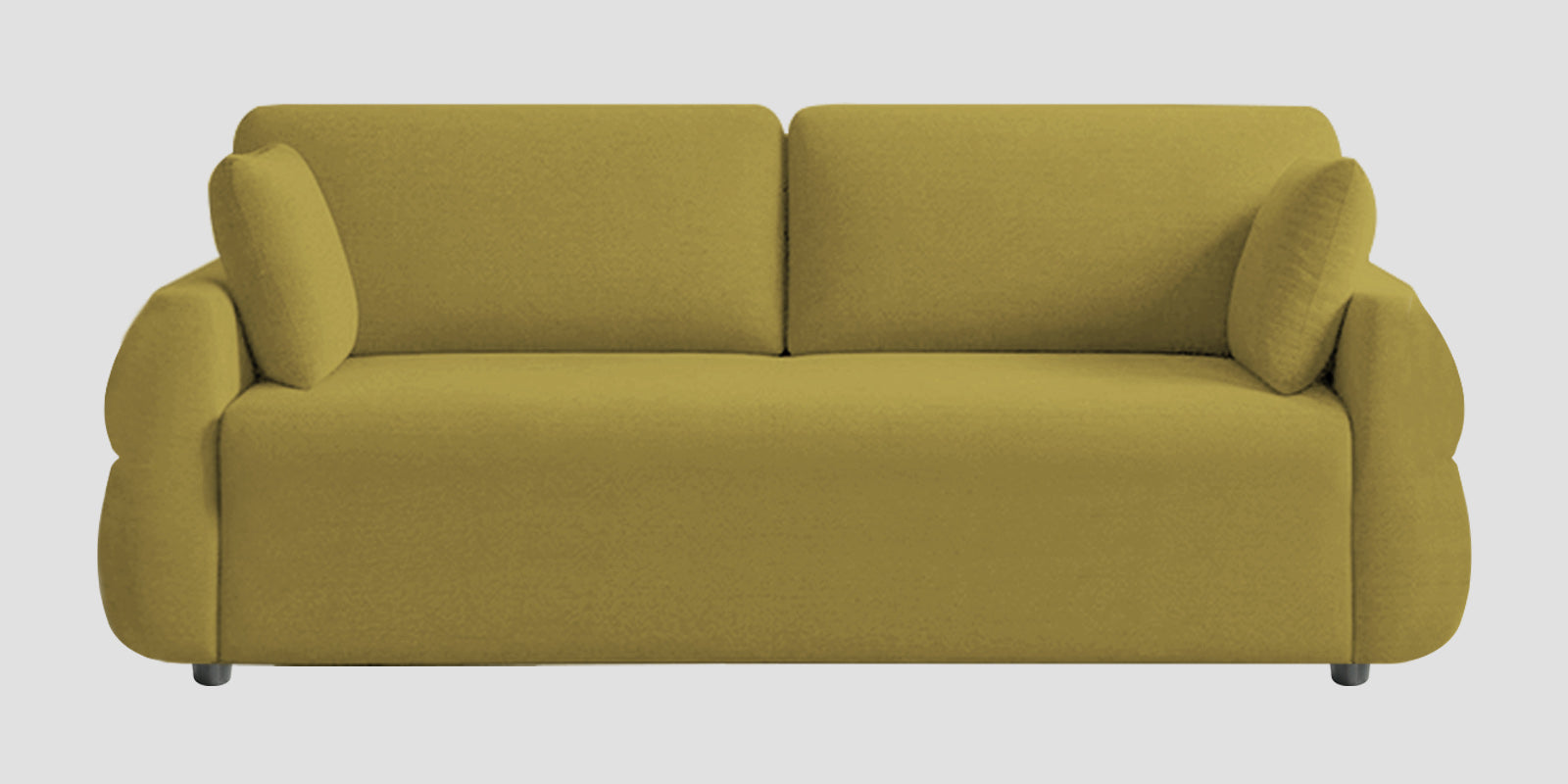 Jack Fabric 3 Seater Sofa In Parrot Green Colour - Febonic Living
