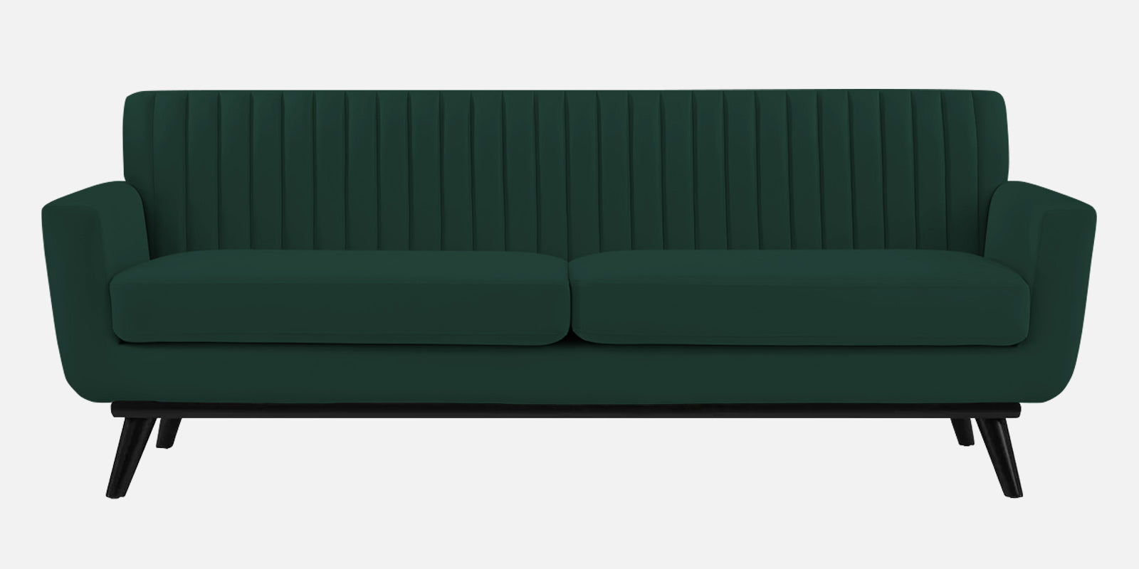 Tucker Velvet 3 Seater Sofa In Forest Green Colour - Febonic Living