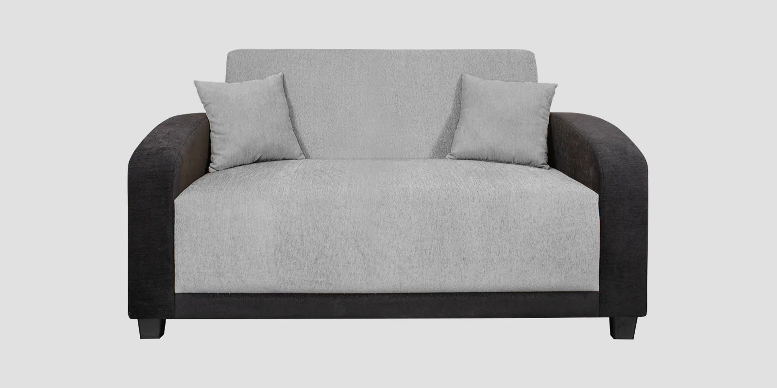 Alex Fabric 2 Seater Sofa In Lit Grey Colour - Febonic Living