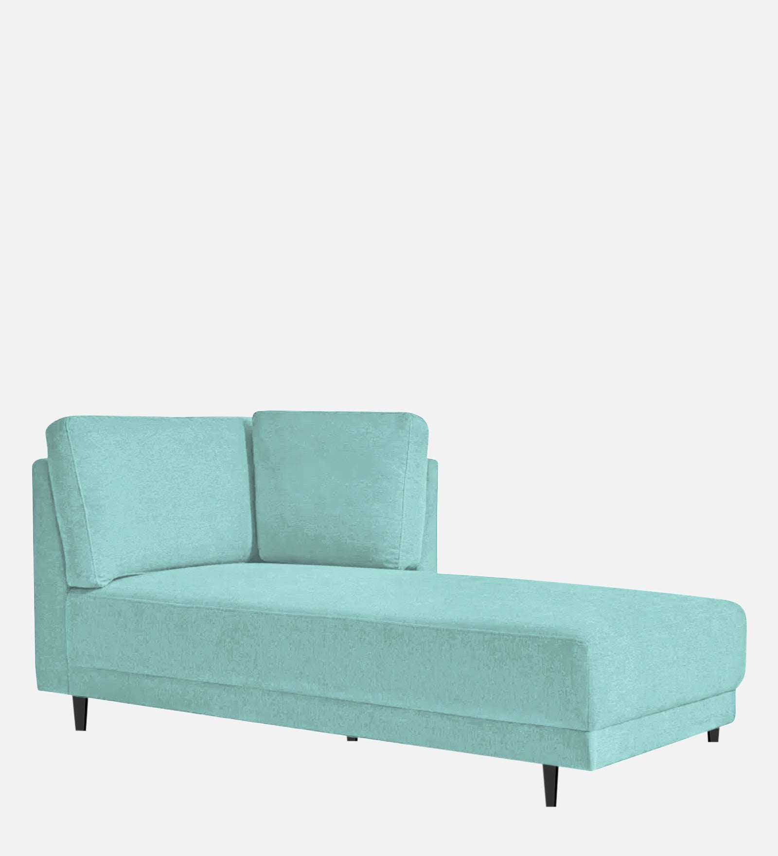 Jonze Velvet RHS Chaise Lounger In Barmunda Aqua Colour - Febonic Living