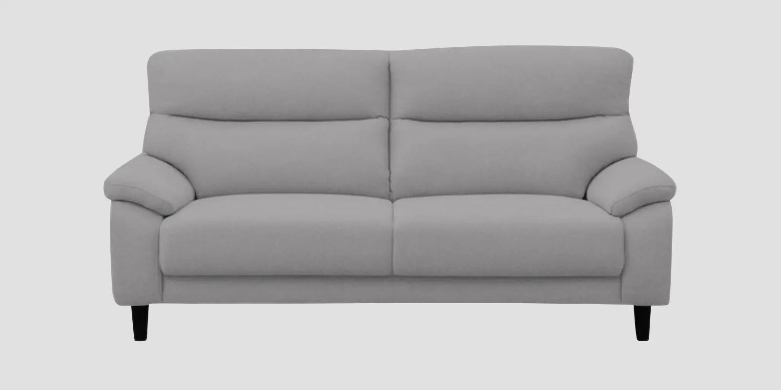 Zibby Fabric 2 Seater Sofa In Dim Grey Colour Febonic Living