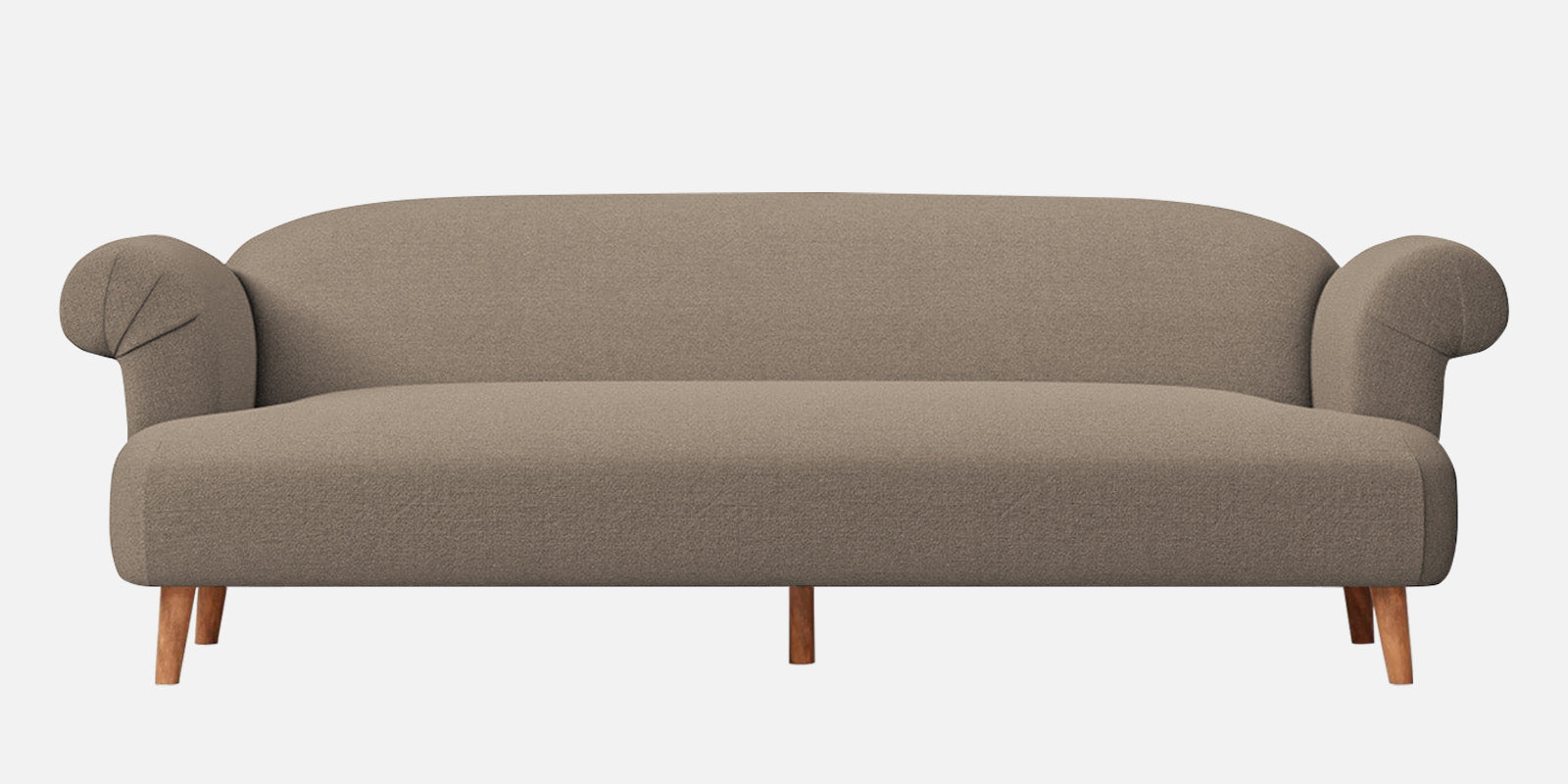 Barber Fabric 3 Seater Sofa In Hazel Beige Colour - Febonic Living