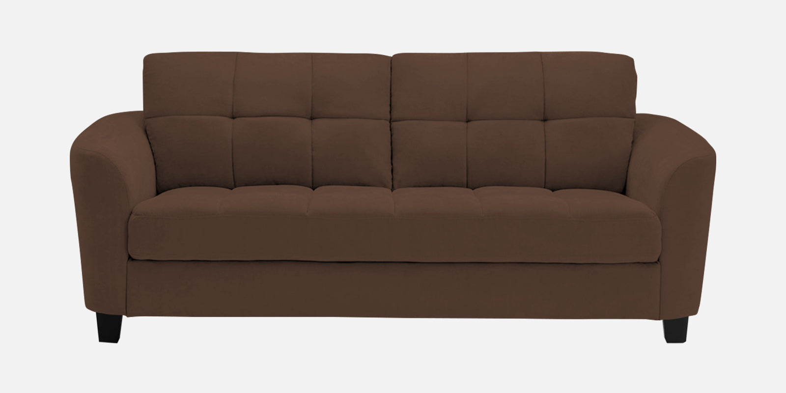 Mulan Fabric 2 Seater Sofa In Ash Brown Colour - Febonic Living