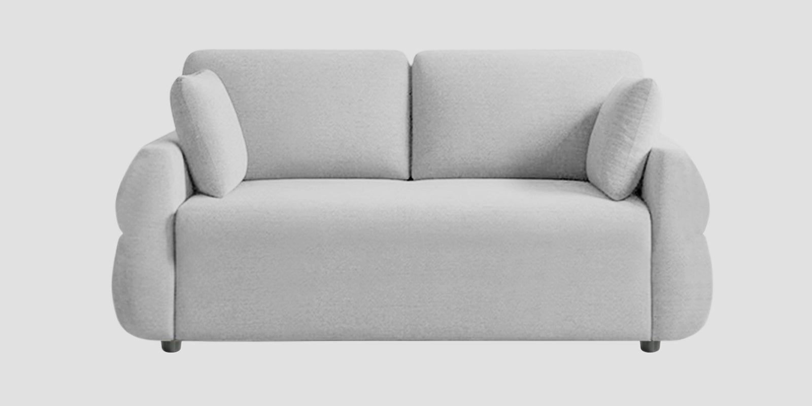 Jack Fabric 2 Seater Sofa In Lit Grey Colour - Febonic Living