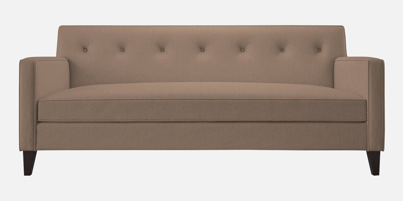Miller Fabric 3 Seater Sofa In Cookie Beige Colour - Febonic Living