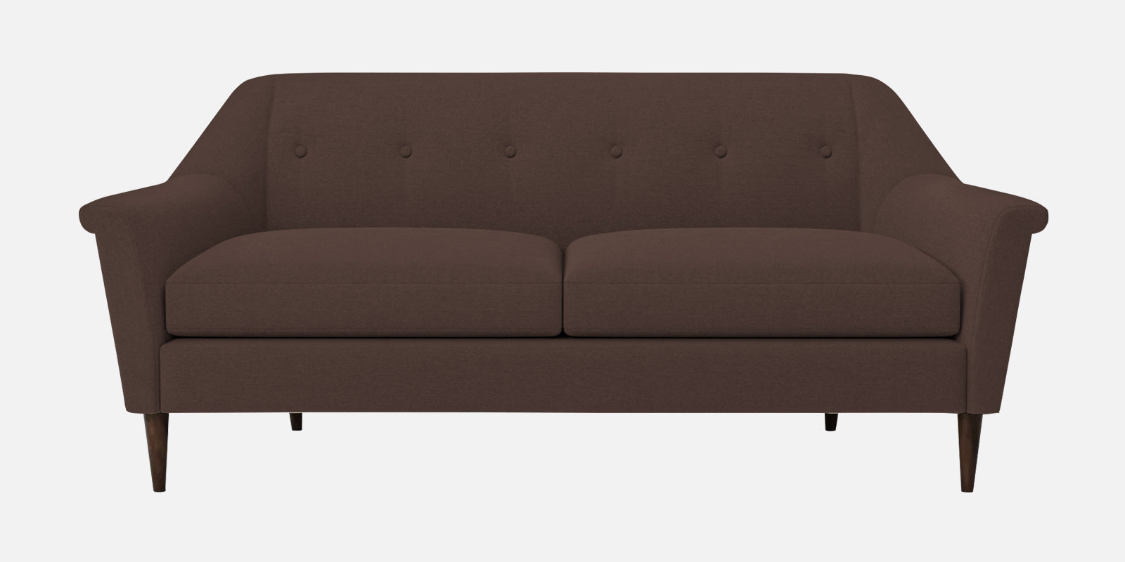 Homer Fabric 3 Seater Sofa In Caramel Brown Colour - Febonic Living