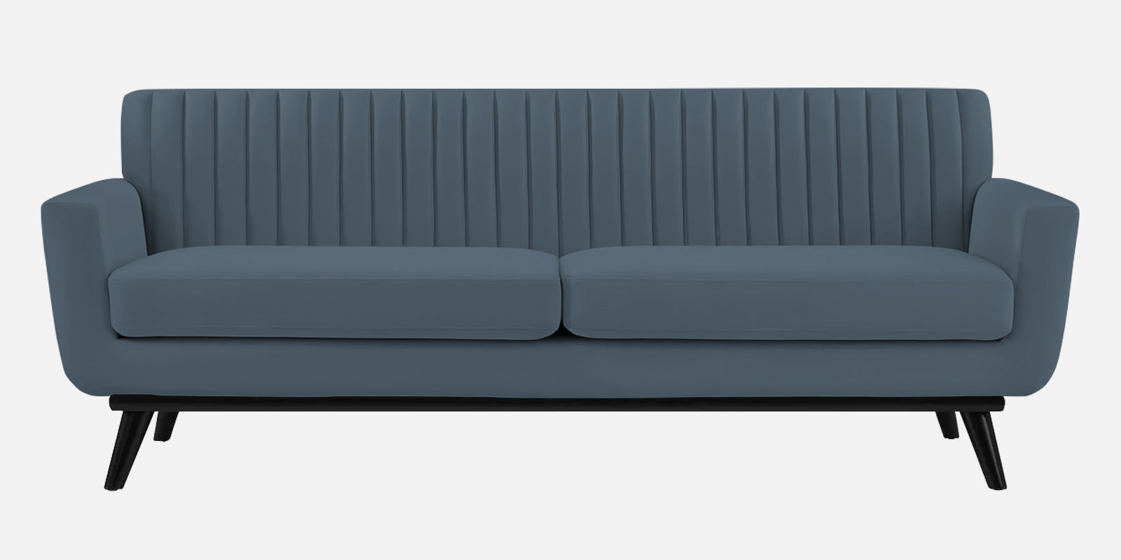 Tucker Velvet 3 Seater Sofa In Oxford Blue Colour - Febonic Living