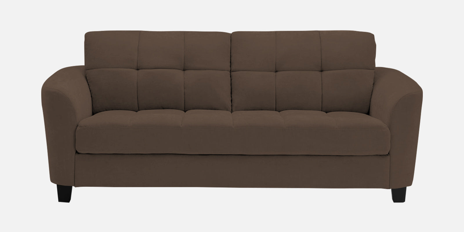 Mulan Fabric 2 Seater Sofa In Rose Brown Colour - Febonic Living