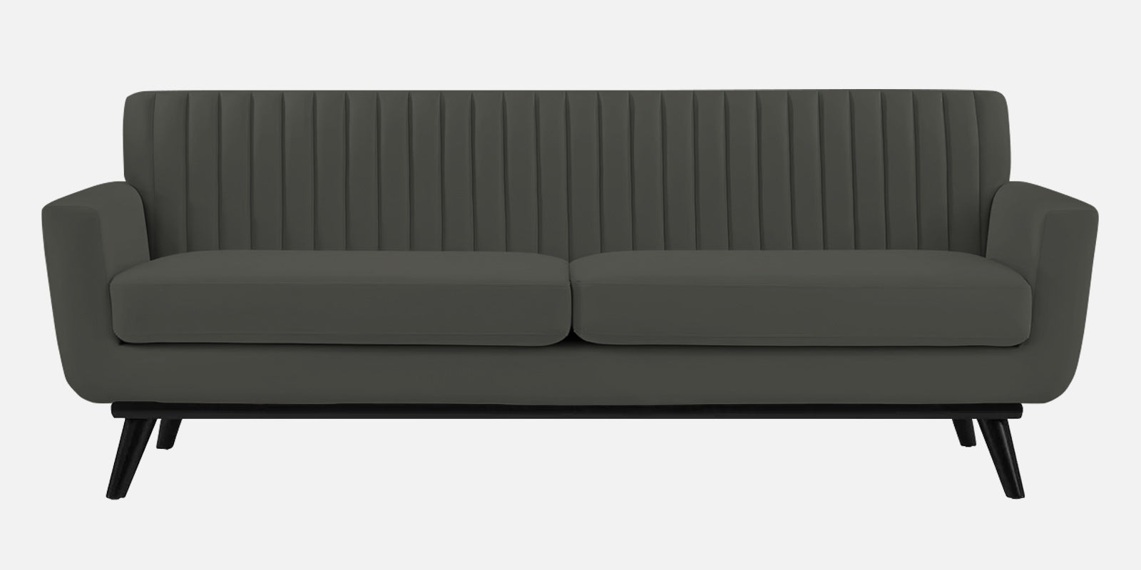 Tucker Velvet 3 Seater Sofa In Hory Grey Colour - Febonic Living