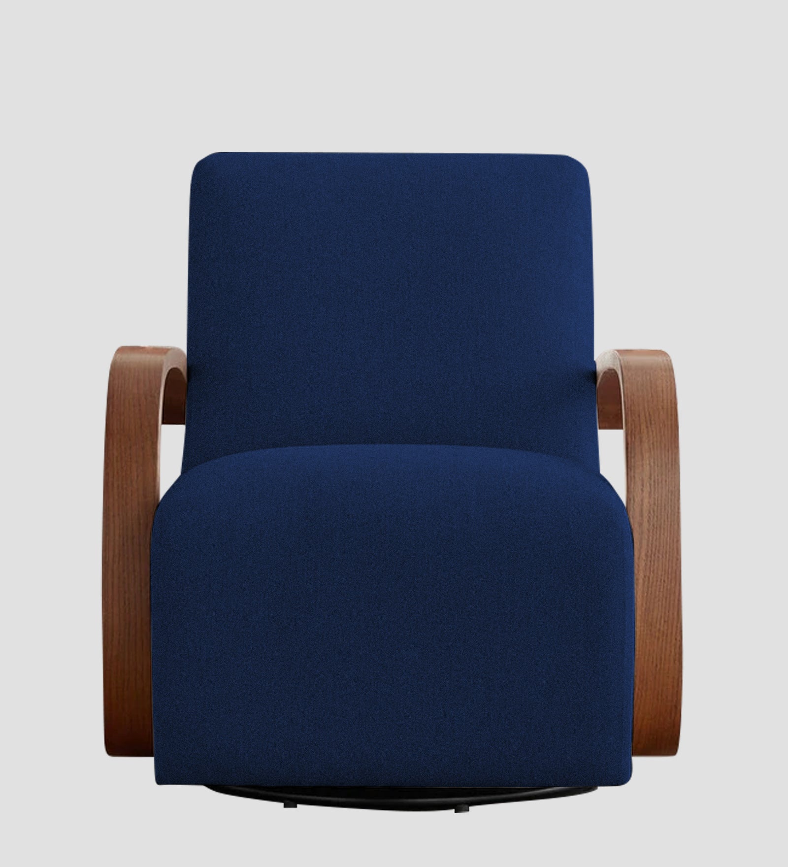 Balma Fabric Swivel Chair in Royal Blue Colour