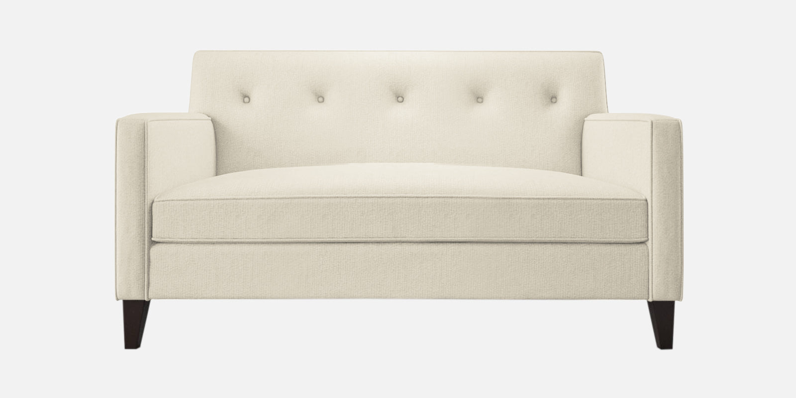 Miller Fabric 2 Seater Sofa In Ivory Cream Colour - Febonic Living