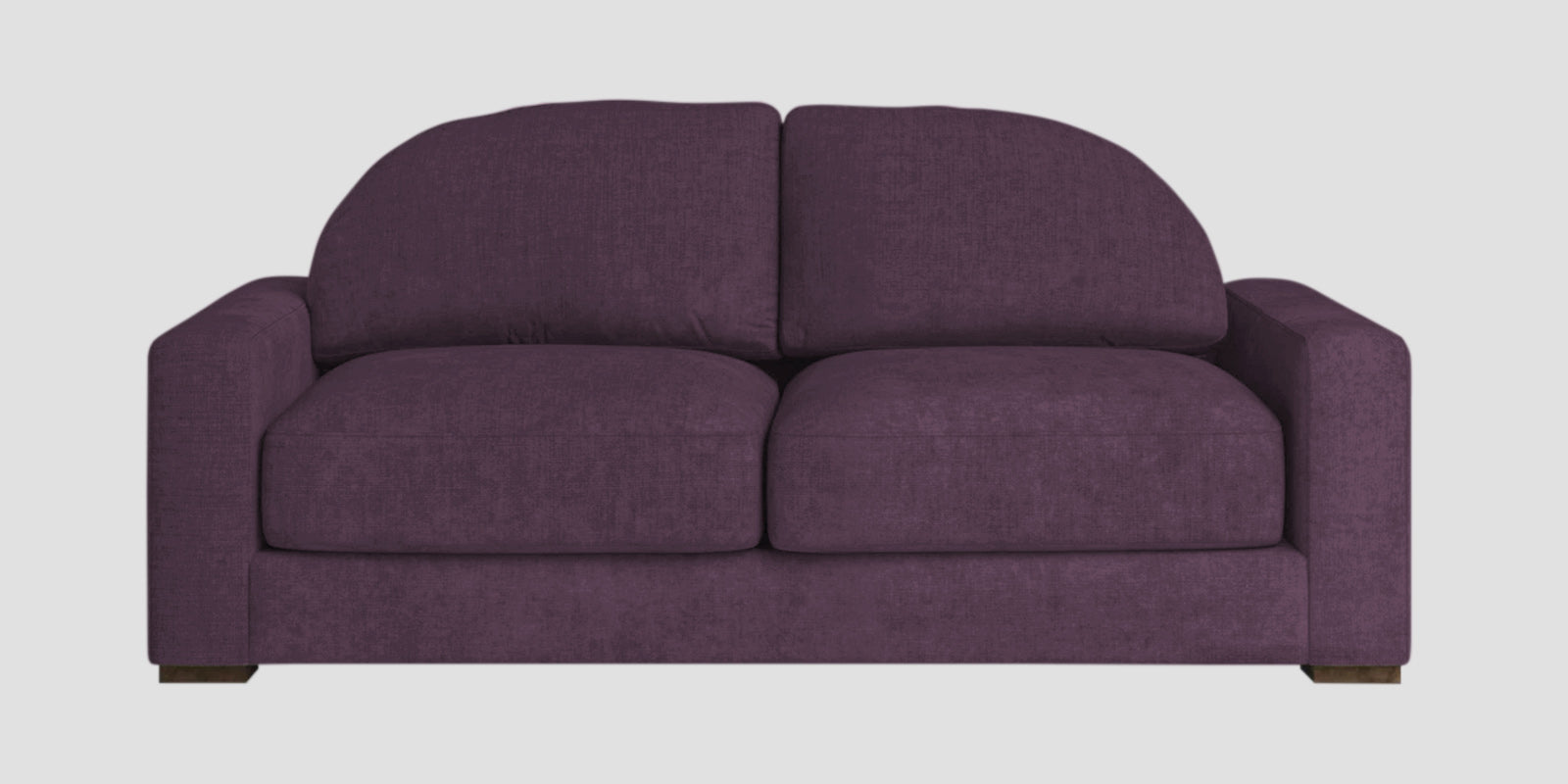 Dara Fabric 2 Seater Sofa In Greek Purple Colour - Febonic Living