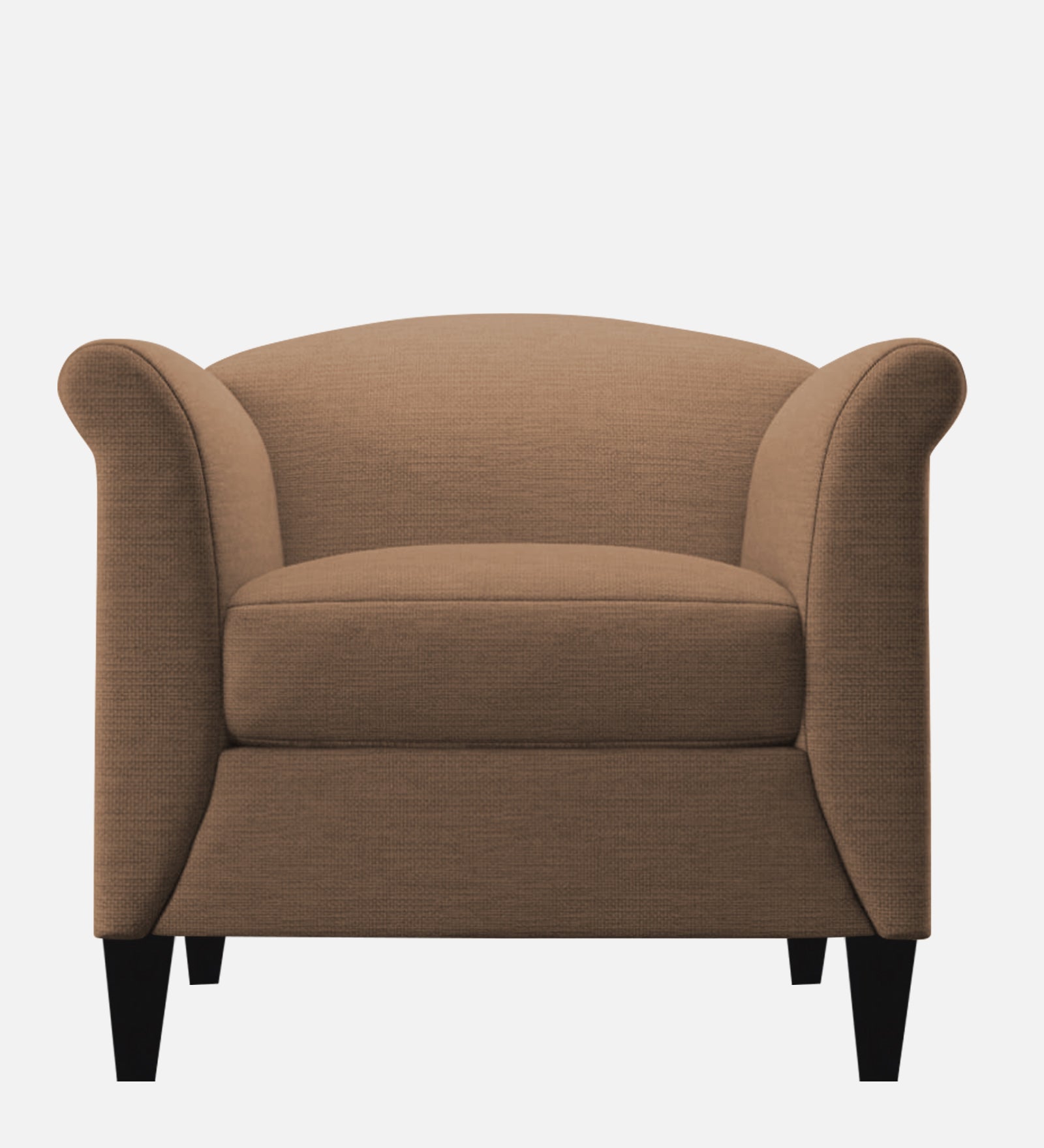 Kimber Fabric 1 Seater Sofa in Cosmic Beige Colour