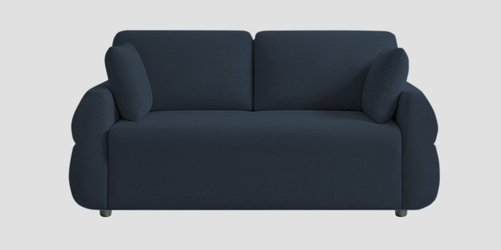 Jack Fabric 2 Seater Sofa In Denim Blue Colour - Febonic Living