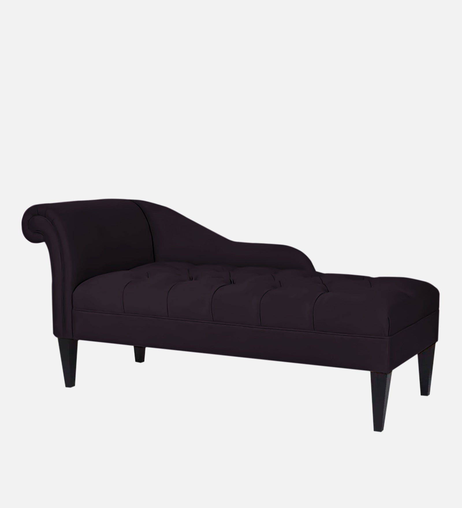 Adria Fabric RHS Chaise Lounger In Cara Brown Colour - Febonic Living