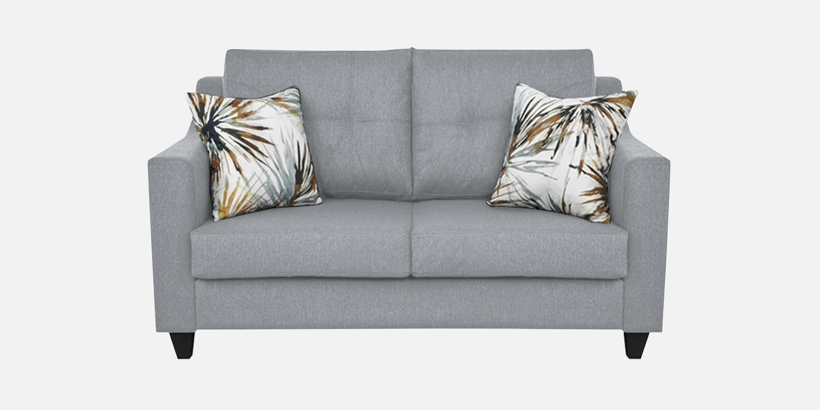 Welly Fabric 2 Seater Sofa In Coin Grey Colour - Febonic Living