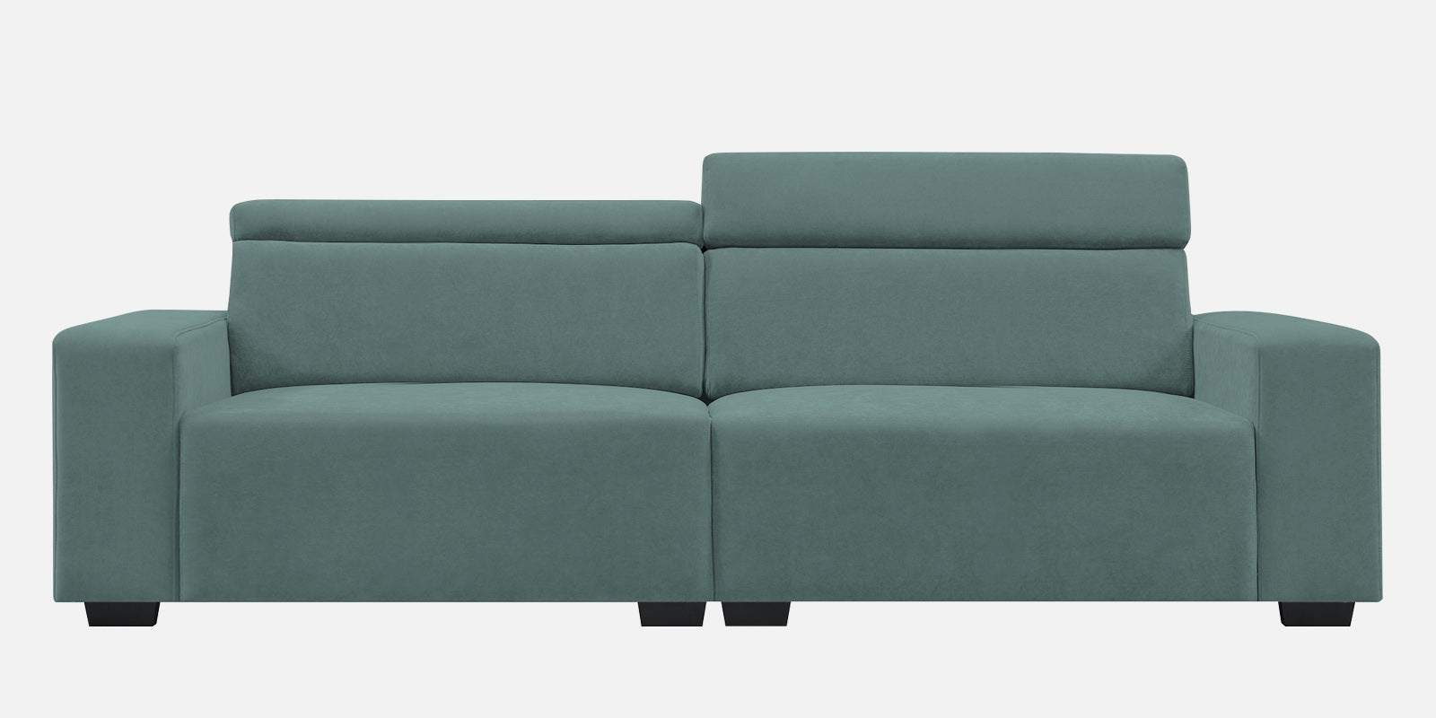 Hiro Fabric 3 Seater Sofa In Pista Green Colour - Febonic Living