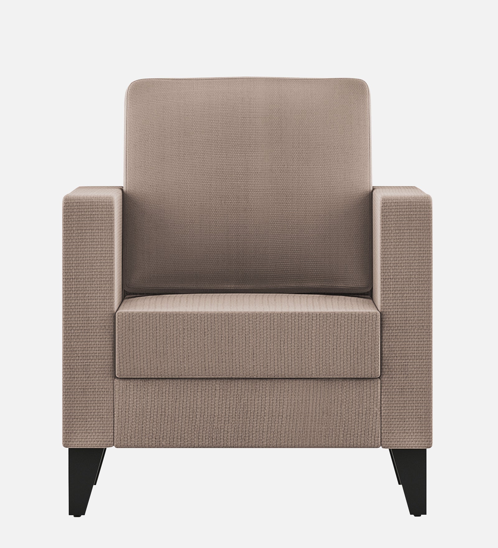 Nori Fabric 1 Seater Sofa In Kadhi Beige Colour - Febonic Living