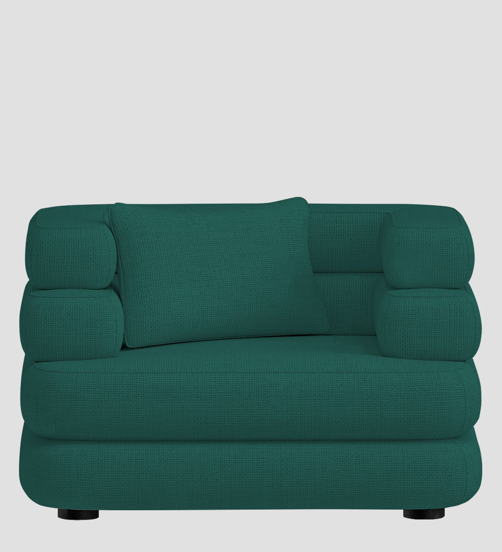 Wener Fabric 1 Seater Sofa In Sage Green Colour - Febonic Living