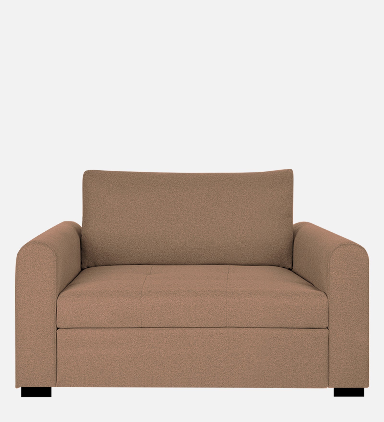 Sigma Fabric 1 Seater Sofa In Cosmic Beige Colour - Febonic Living