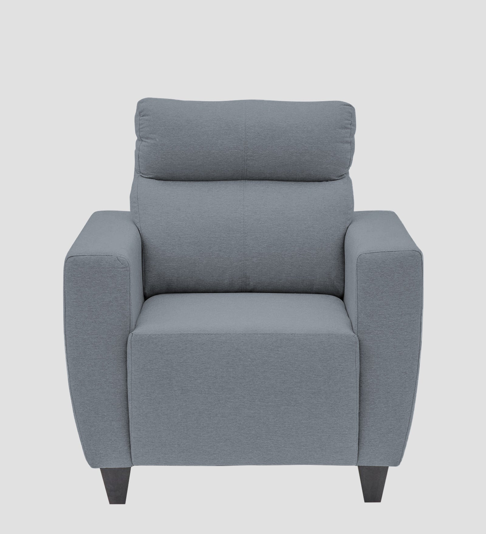 Honor Fabric 1 Seater Sofa In Winter Grey Colour - Febonic Living