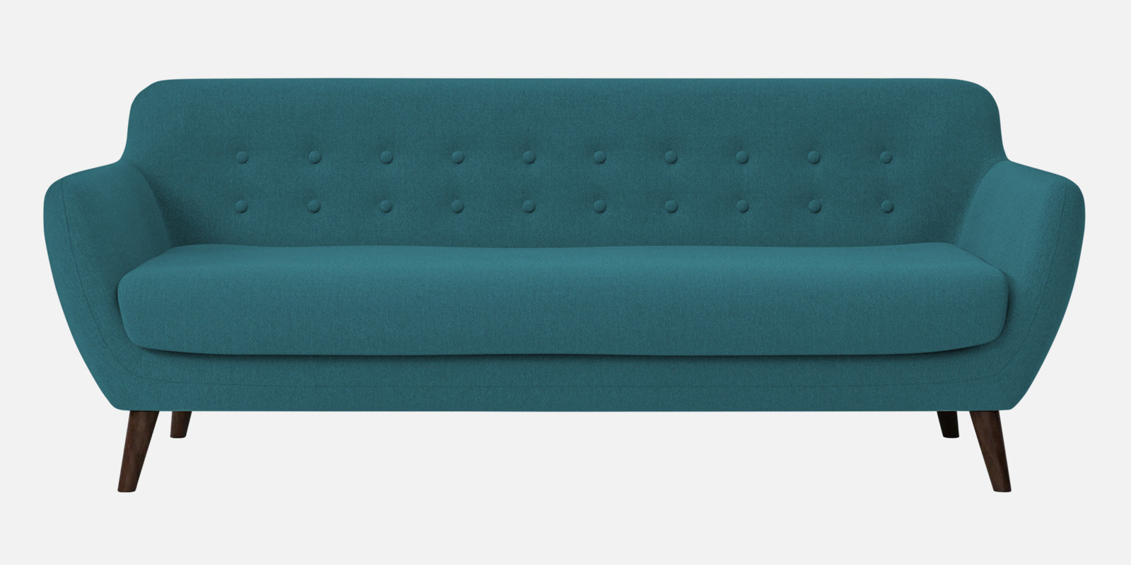 Goofy Fabric 3 Seater Sofa In Water Blue Colour - Febonic Living
