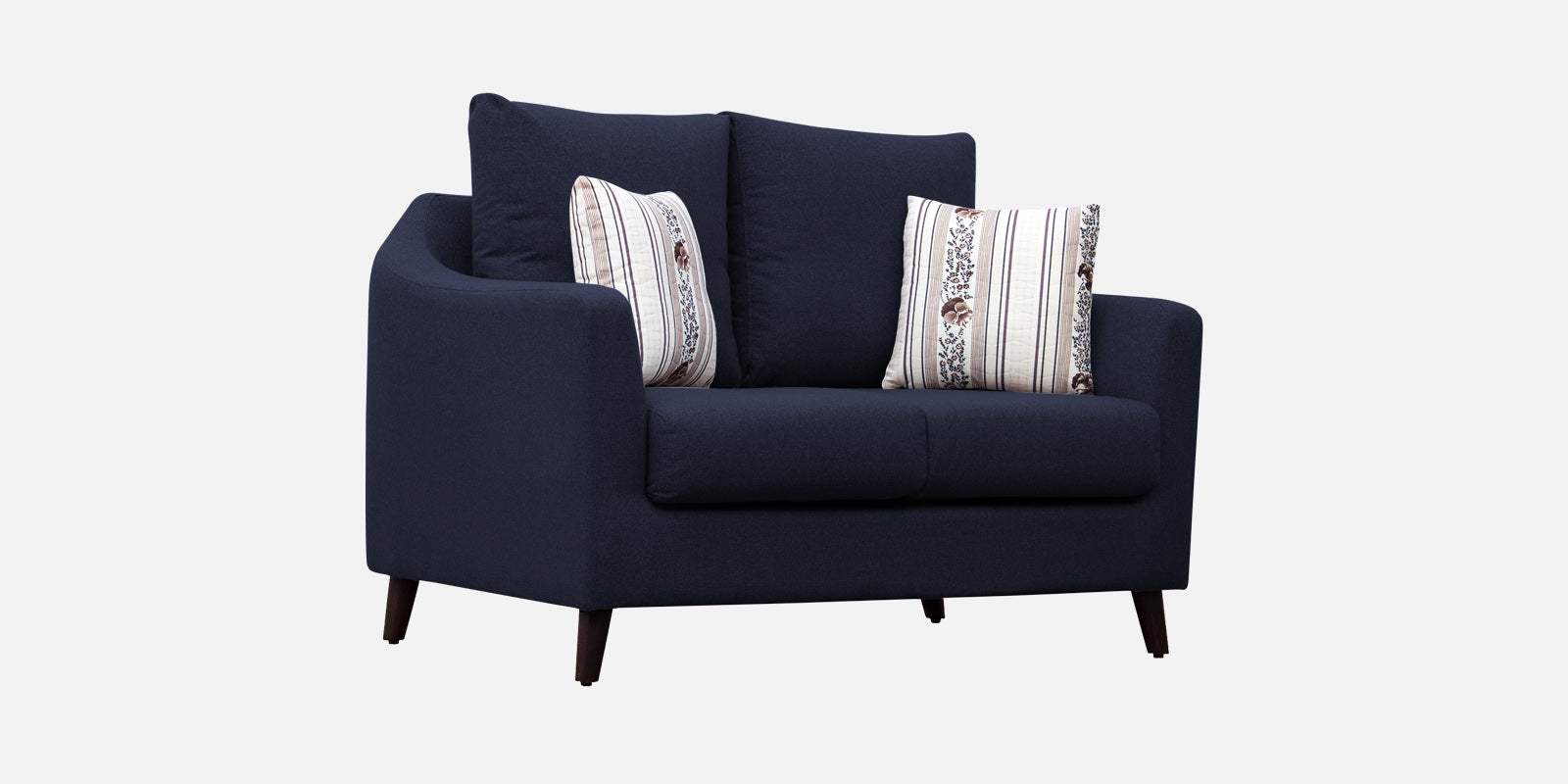 Kevin Fabric 2 Seater Sofa In Royal Blue Colour - Febonic Living