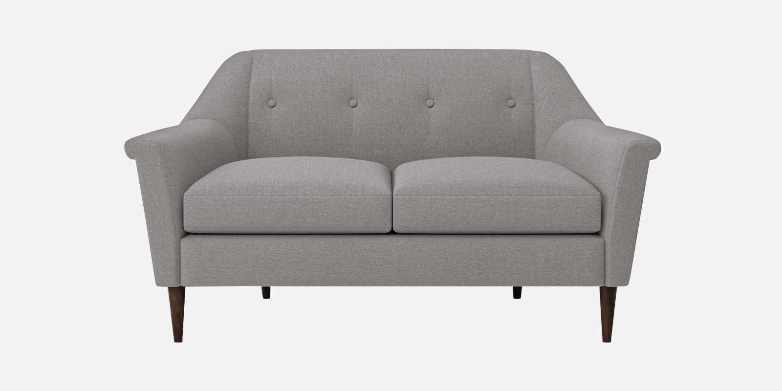 Homer Fabric 2 Seater Sofa In Silver Grey Colour - Febonic Living