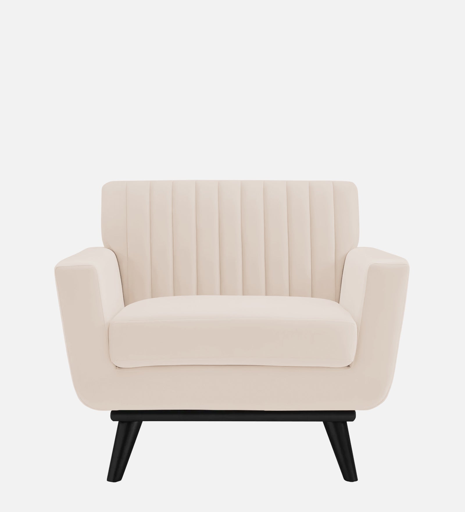 Tucker Velvet 1 Seater Sofa In Camel Beige Colour - Febonic Living