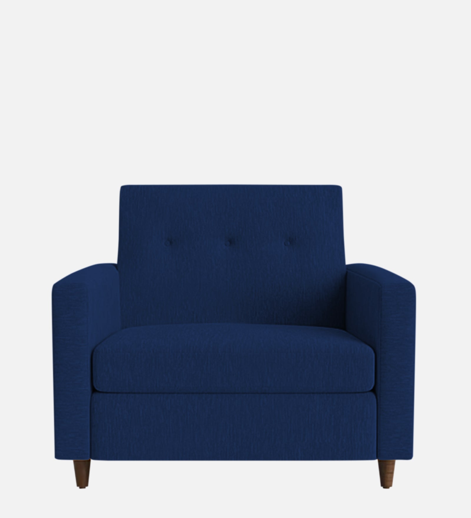 Timon Fabric 1 Seater Sofa In Royal Blue Colour - Febonic Living