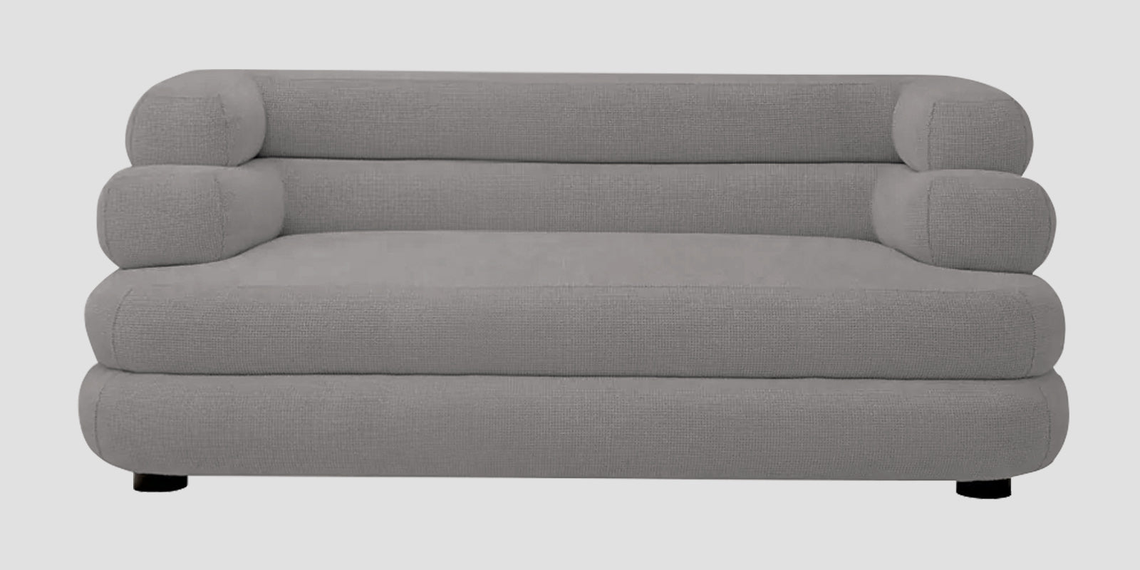 Wener Fabric 2 Seater Sofa In Silver Grey Colour - Febonic Living