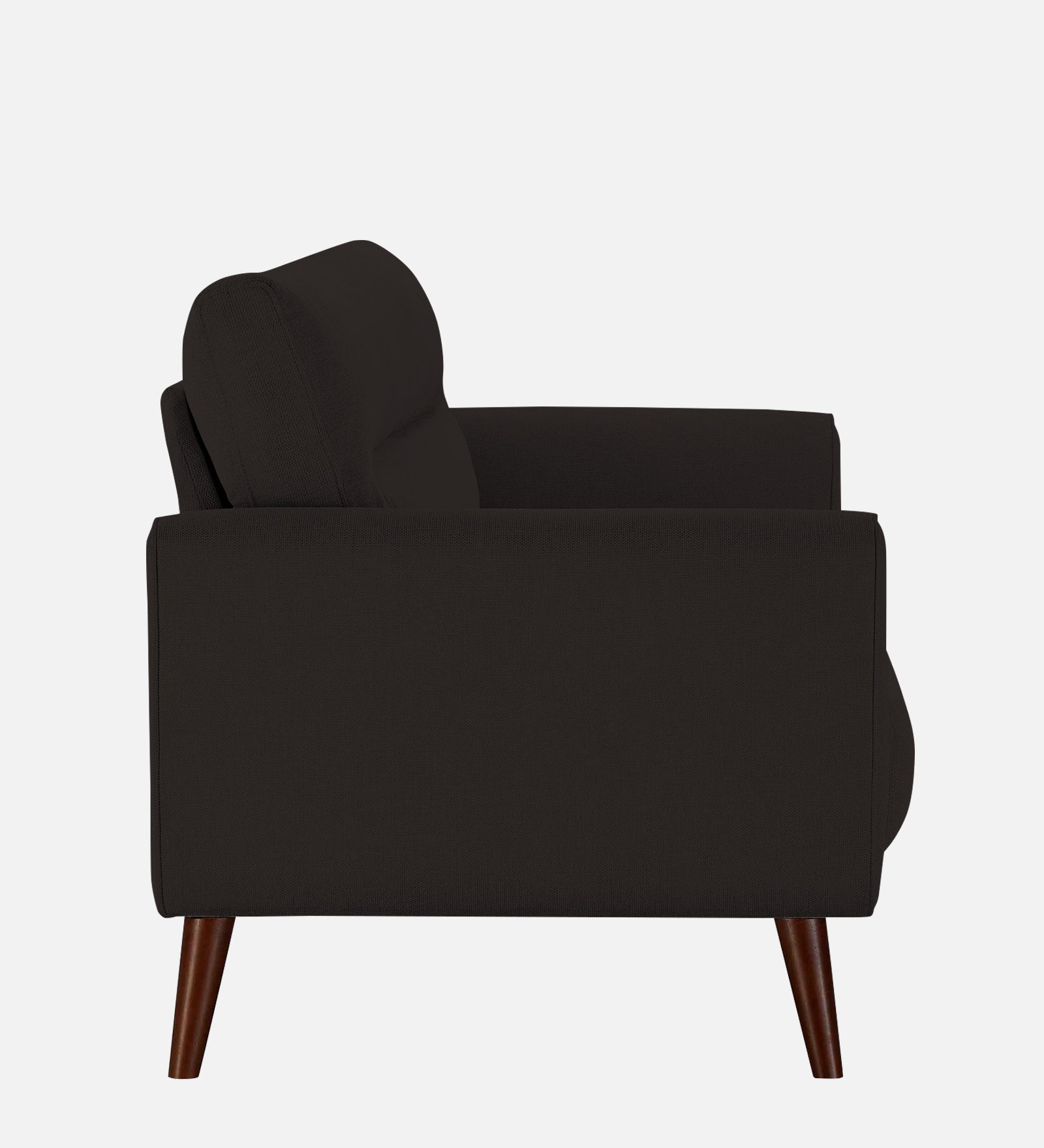 Castro Fabric 1 Seater Sofa In Cara Brown Colour - Febonic Living