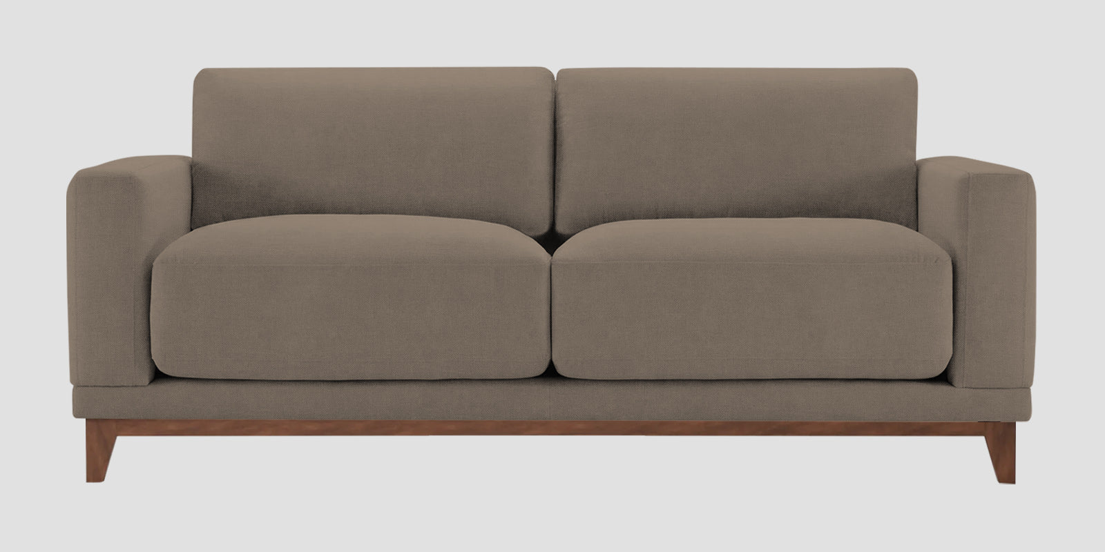 Esha Fabric 2 Seater Sofa In Hazel Beige Colour - Febonic Living