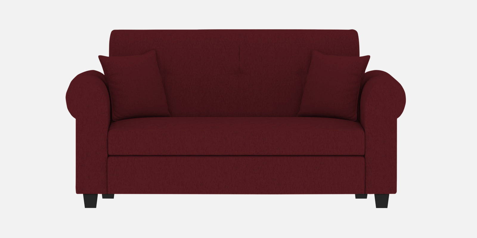 Derado Fabric 2 Seater Sofa In Blood Maroon Colour - Febonic Living