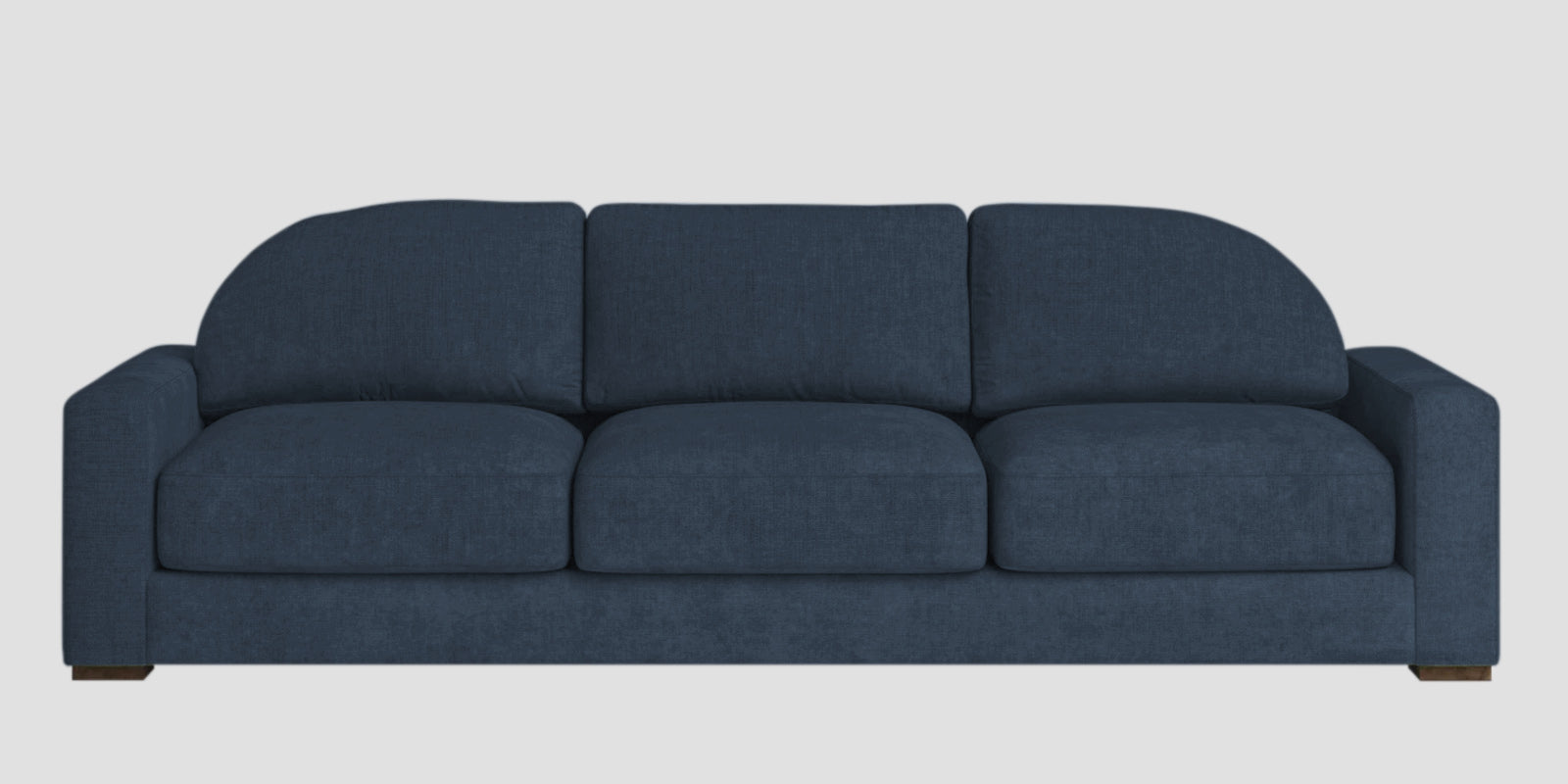 Dara Fabric 3 Seater Sofa In Denim Blue Colour - Febonic Living