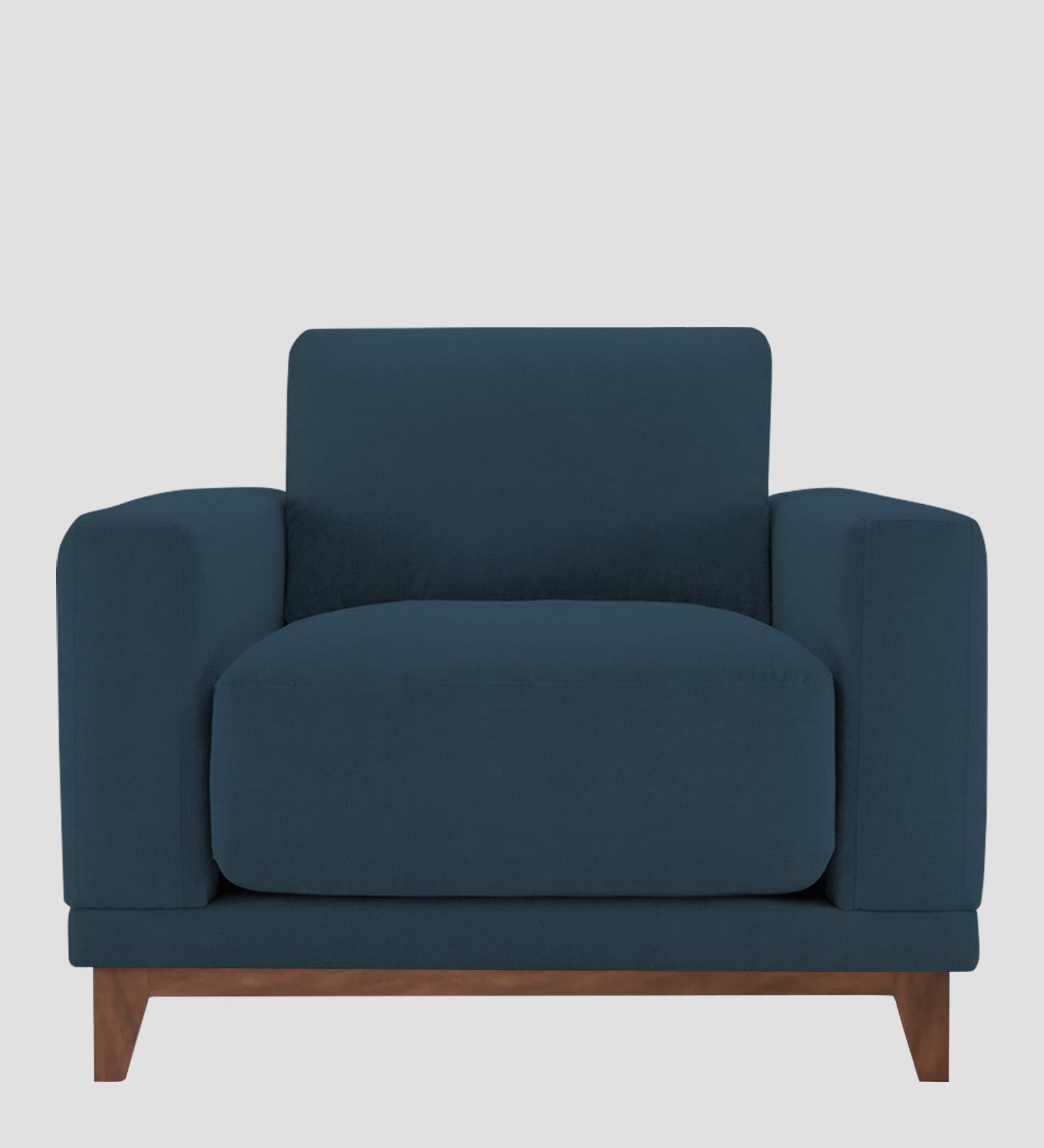 Esha Fabric 1 Seater Sofa In Cool Blue Colour - Febonic Living