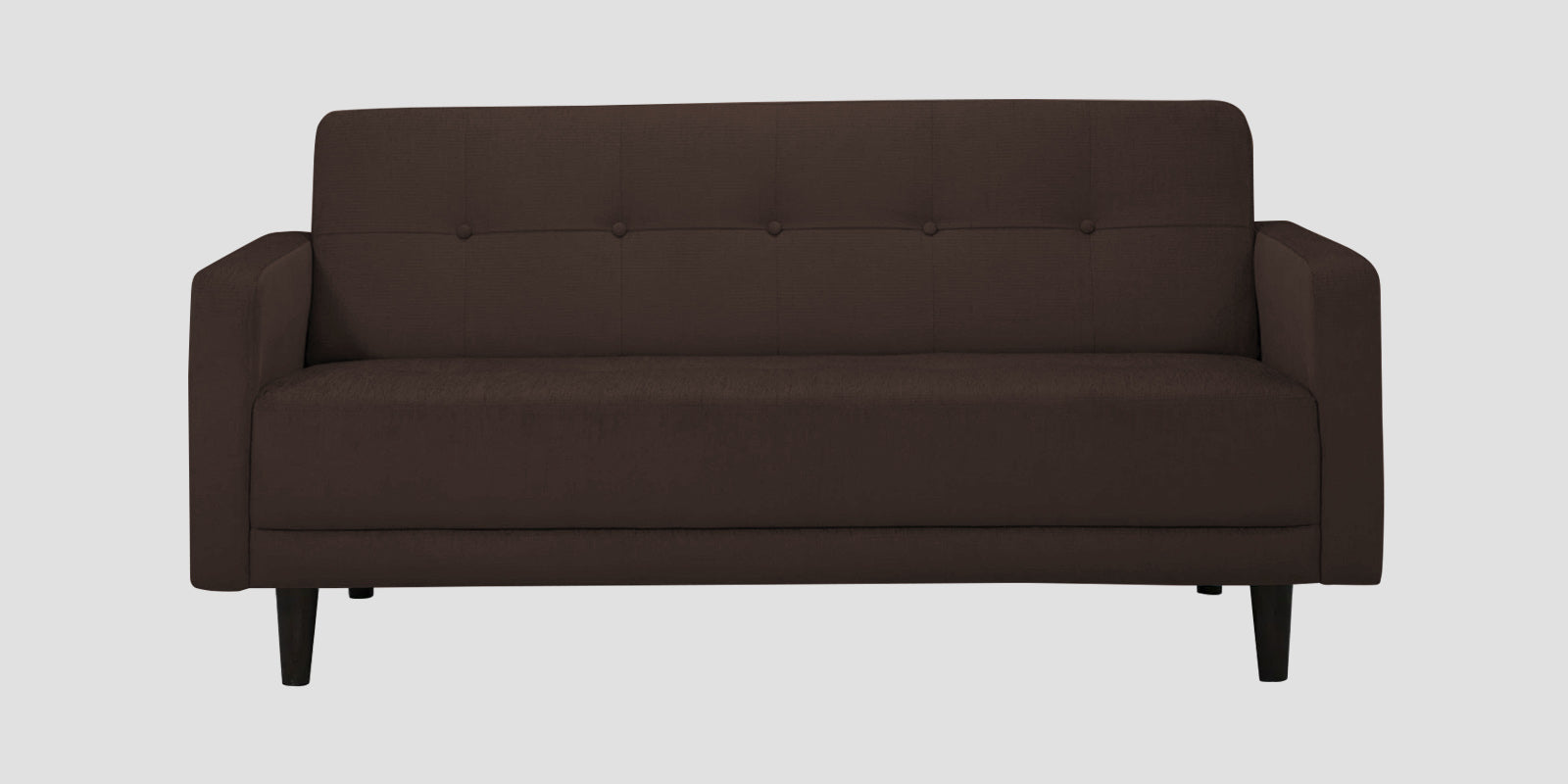 Noha Fabric 2 Seater Sofa In Coffee Brown Colour - Febonic Living
