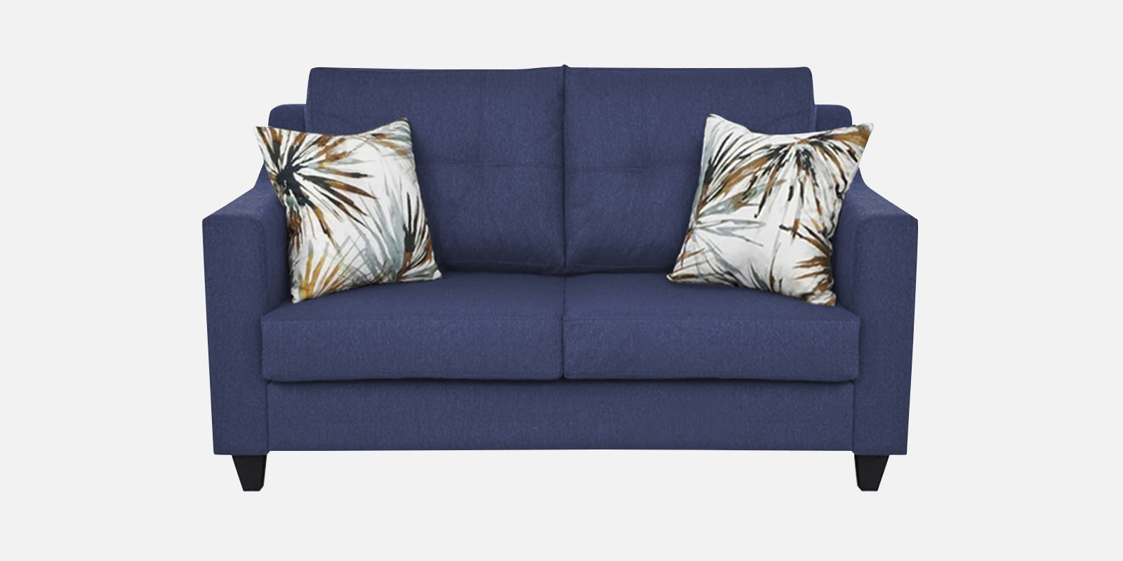 Welly Fabric 2 Seater Sofa In Slate Blue Colour - Febonic Living
