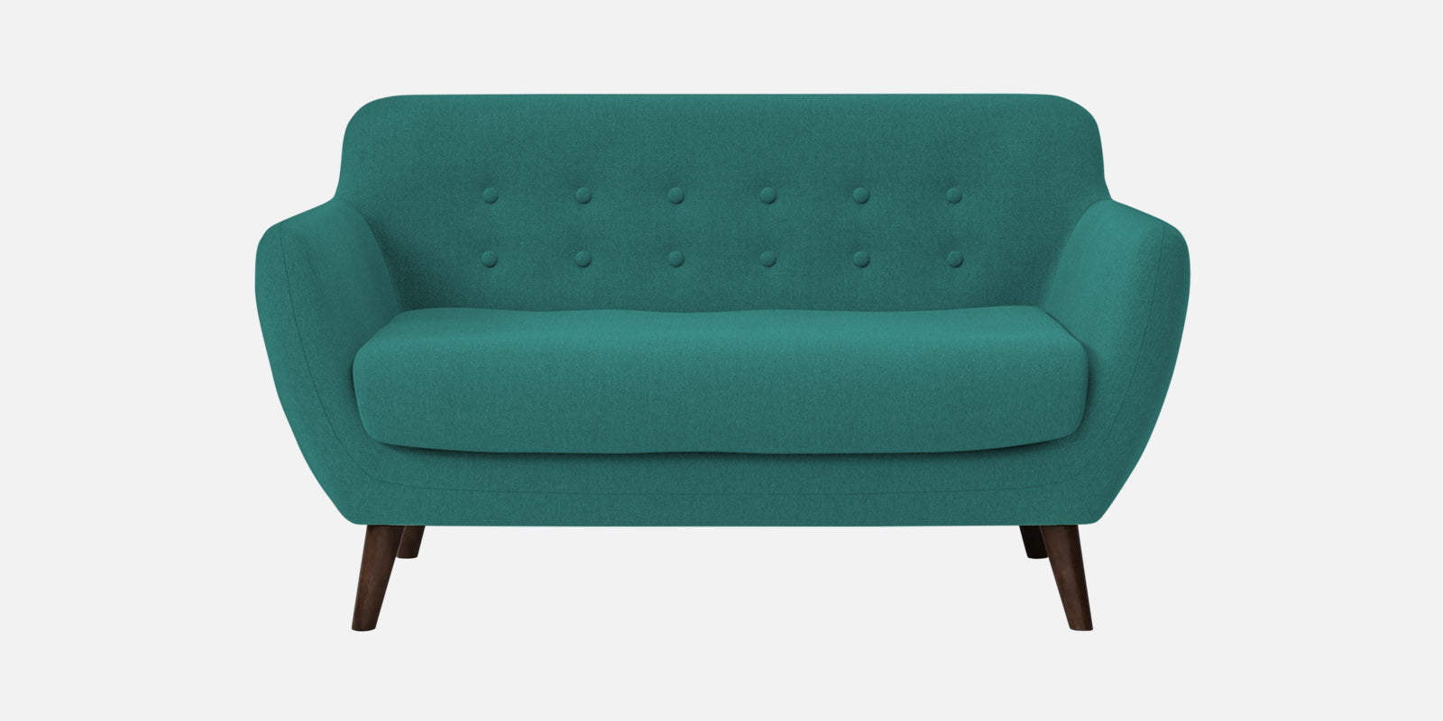 Goofy Fabric 2 Seater Sofa In Sea Green Colour - Febonic Living