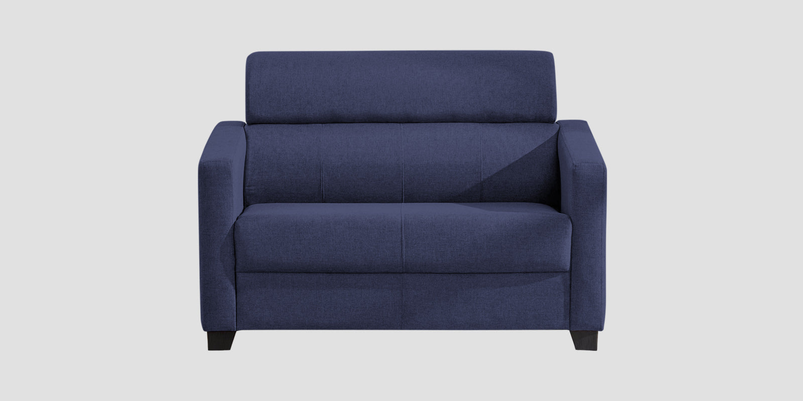 Devo Fabric 2 Seater Sofa In Slate Blue Colour - Febonic Living