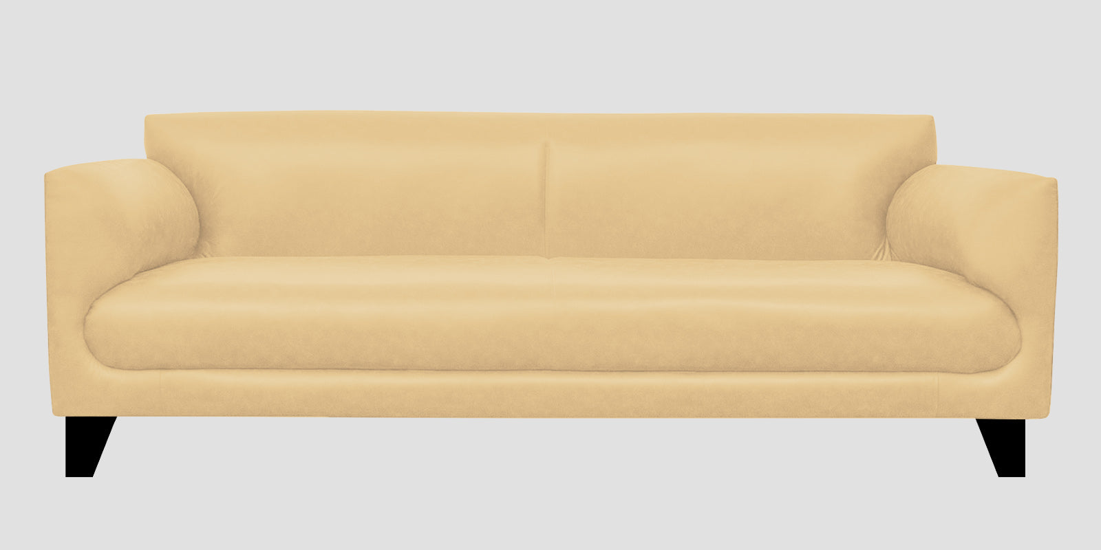 Convi Leatherette 3 Seater Sofa in Peach Beige Colour