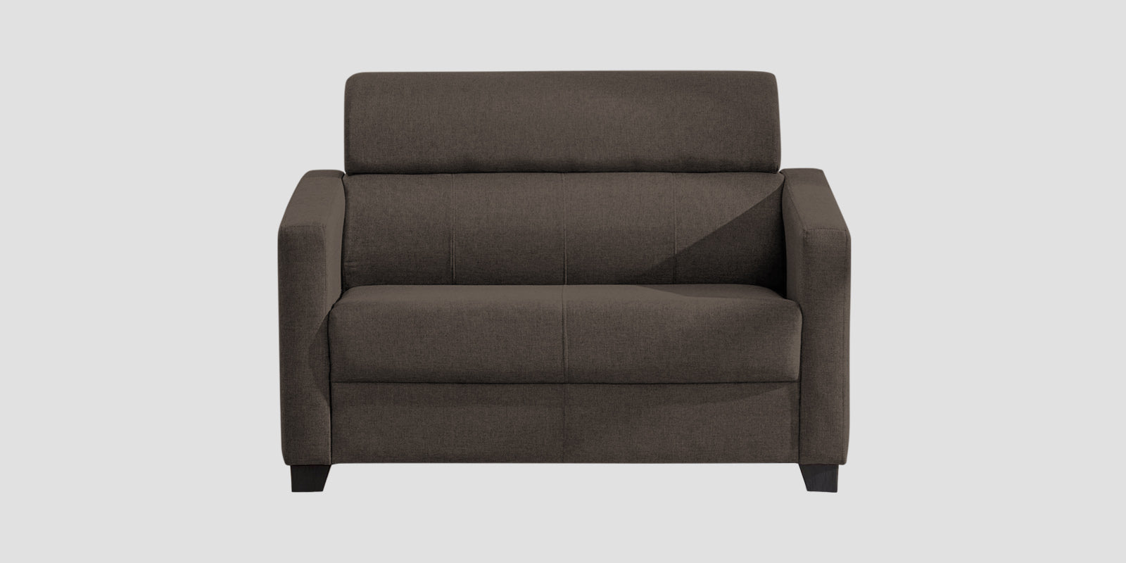 Devo Fabric 2 Seater Sofa In Caspa Brown Colour - Febonic Living
