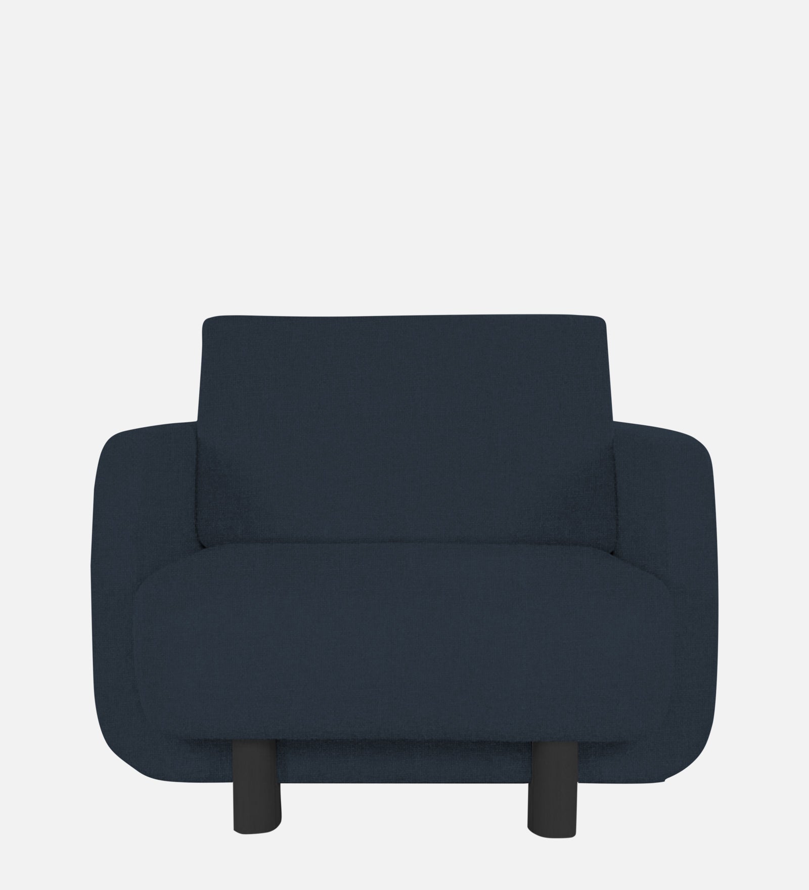 Varu Fabric 1 Seater Sofa In Denim Blue Colour - Febonic Living